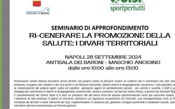 UISP, ri-genera la promozione della salute: i divari territoriali